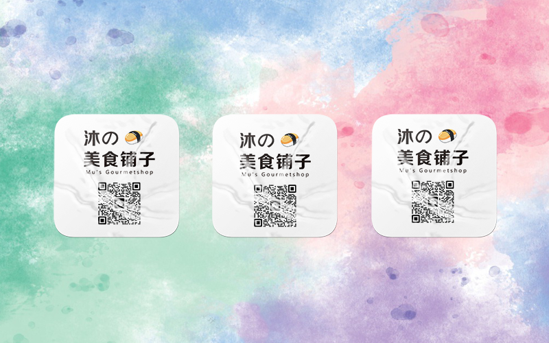 维码adhesive sticker
