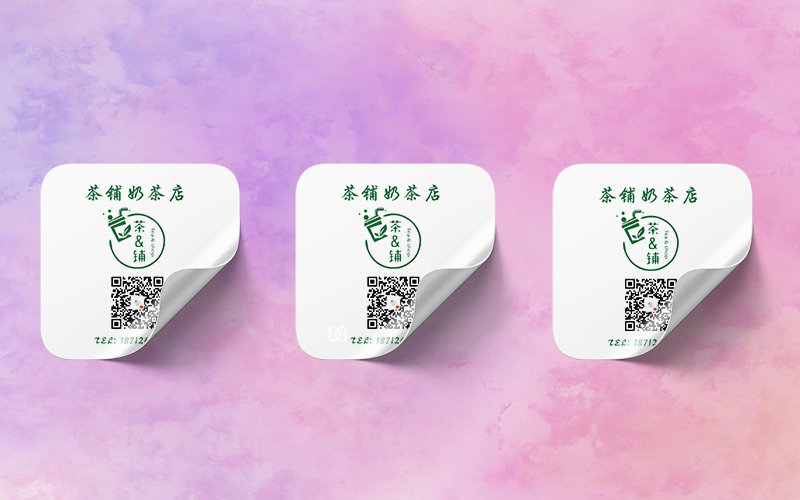 adhesive label的设计