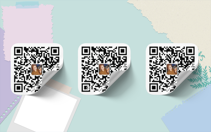 Two-dimensional code adhesive