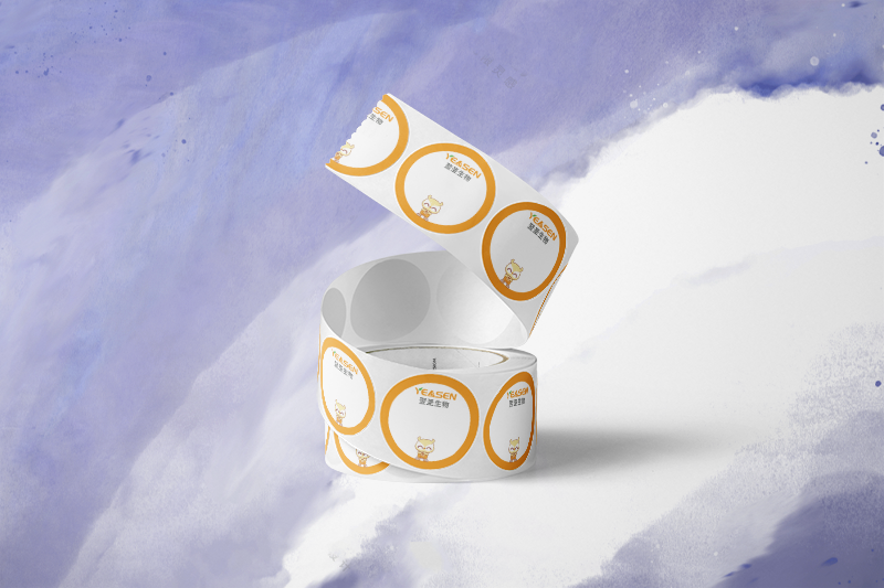 adhesive sticker彩色卷筒标签