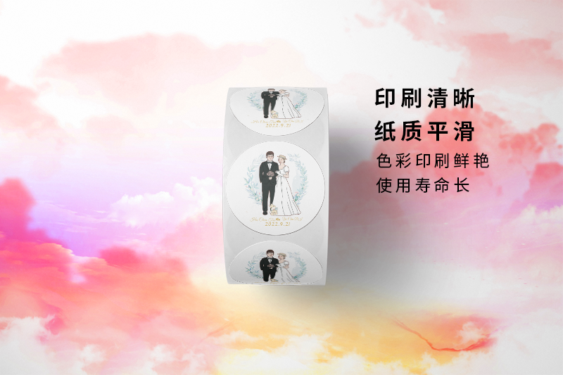 adhesive sticker卷筒标签