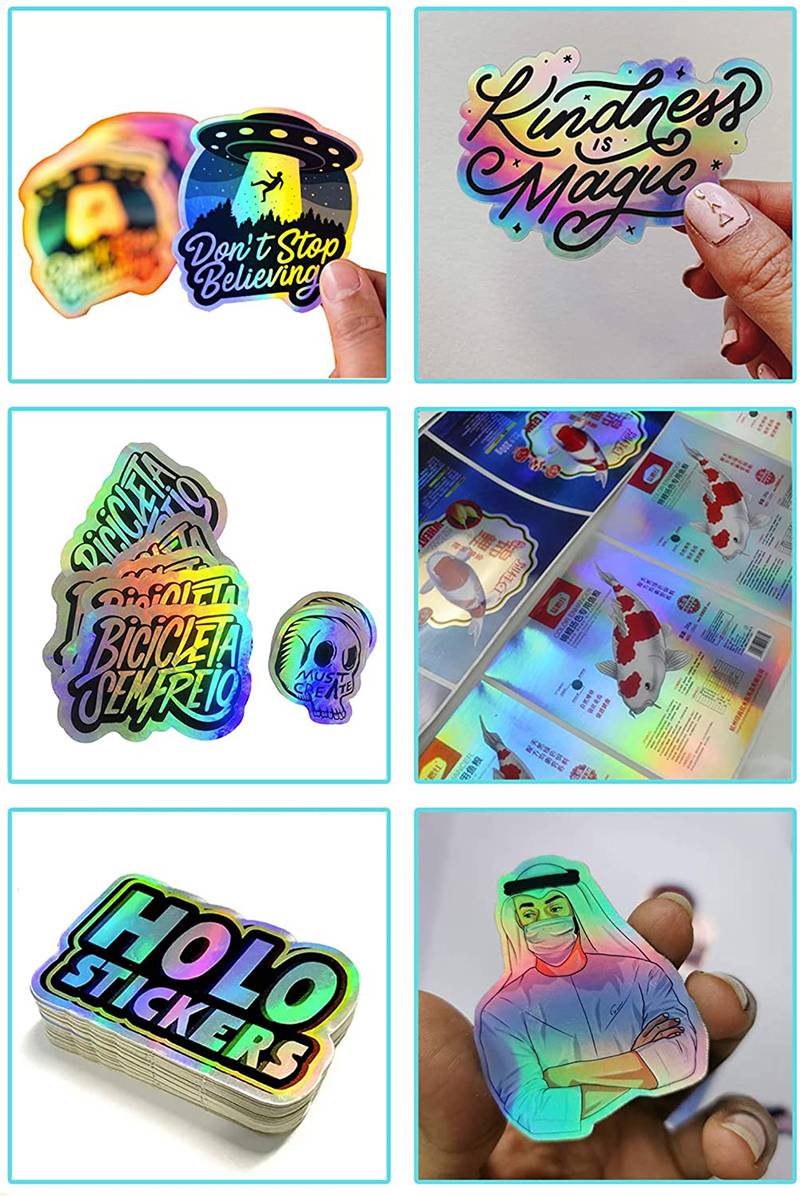 镭射膜adhesive sticker