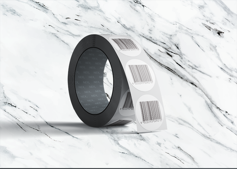 adhesive bar code