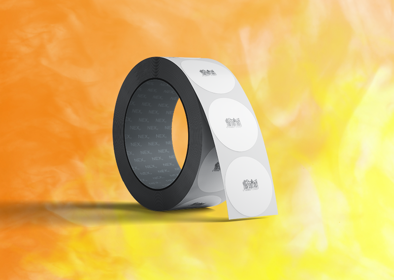 Bar code adhesive label printing